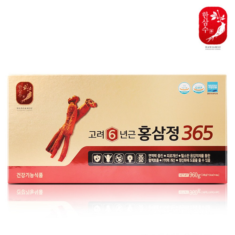 Ginseng Power Korea 6-Year Red Ginseng Extract 365, 960g
