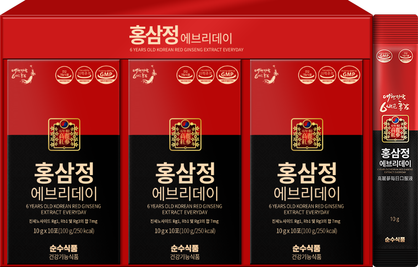 Sunsu Food 6-Year Red Ginseng Extract Everyday, 10g x 30 Packets