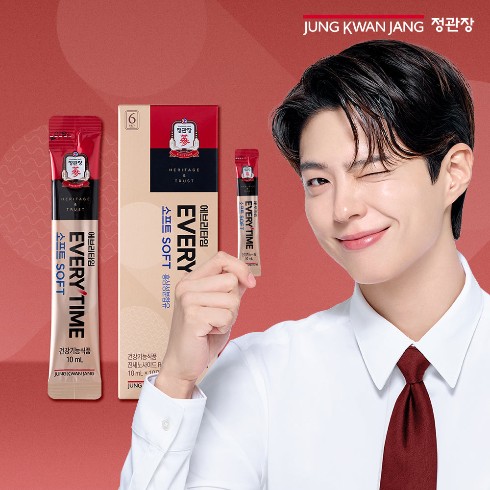 JungKwanJang Everytime Soft Red Ginseng, 10 Packets