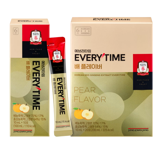 Jeong Kwan Jang Everytime Flavored Ginseng Sticks, 10 or 20 Count