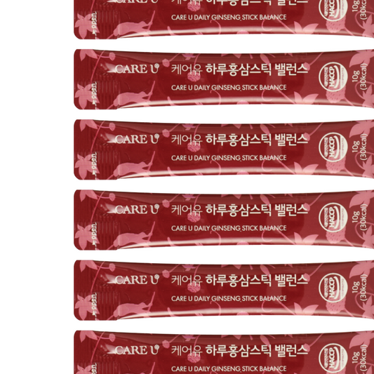 Careyou Korean Red Ginseng Stick, 6-Year Root, 30 Sticks, 300g