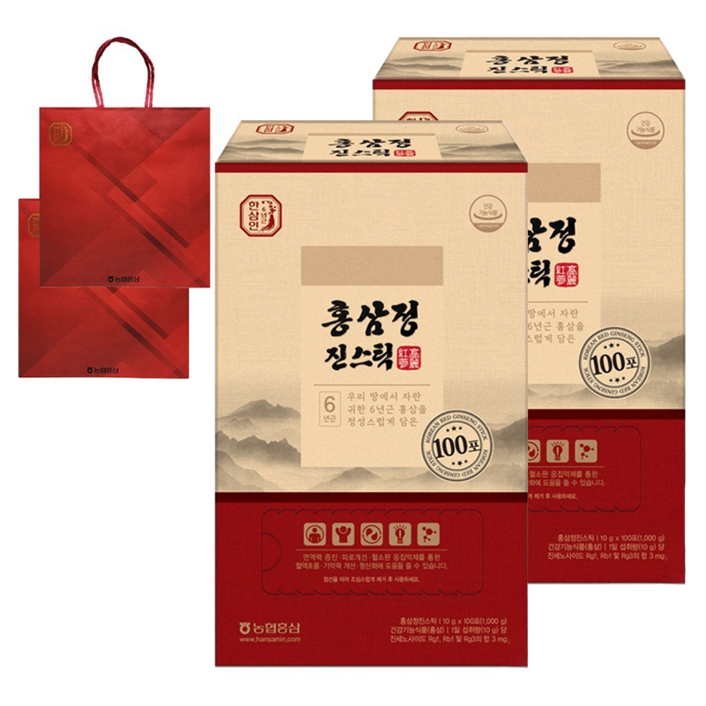 Hansamin Red Ginseng Extract Stick 100 Sticks 1kg