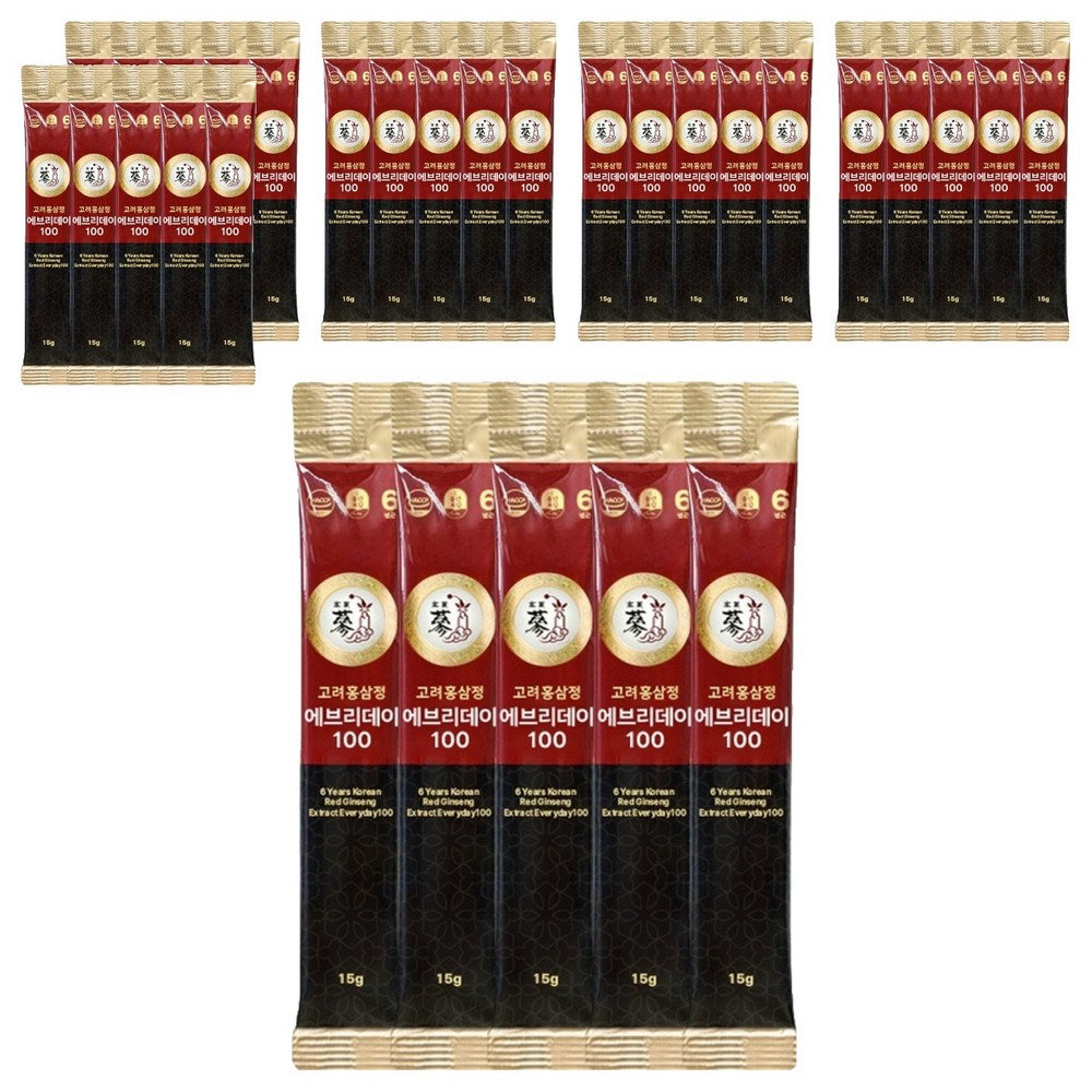 Pungnyeon Bogam 6-Year Red Ginseng Extract Everyday 100, 15g, 100ct