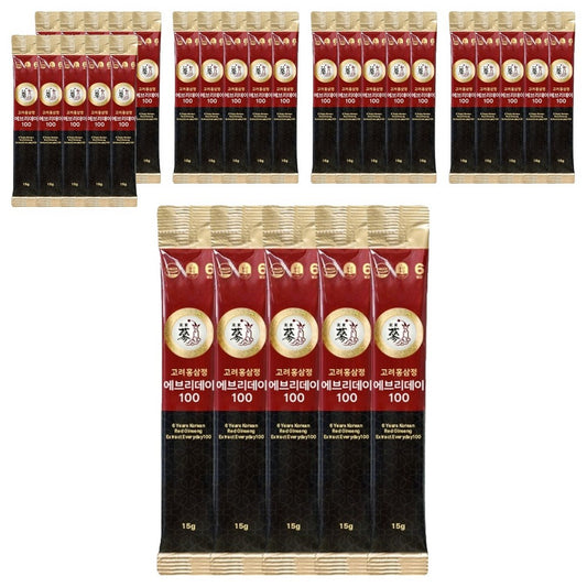 Pungnyeon Bogam 6-Year Red Ginseng Extract Everyday 100, 15g, 100ct