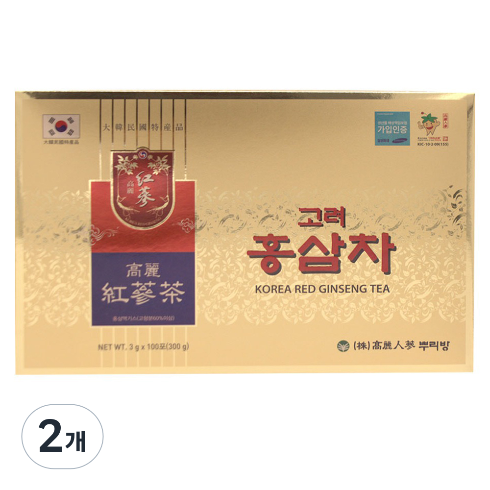 Ginseng Power Korea Red Ginseng Tea, 3g, 200 Packets