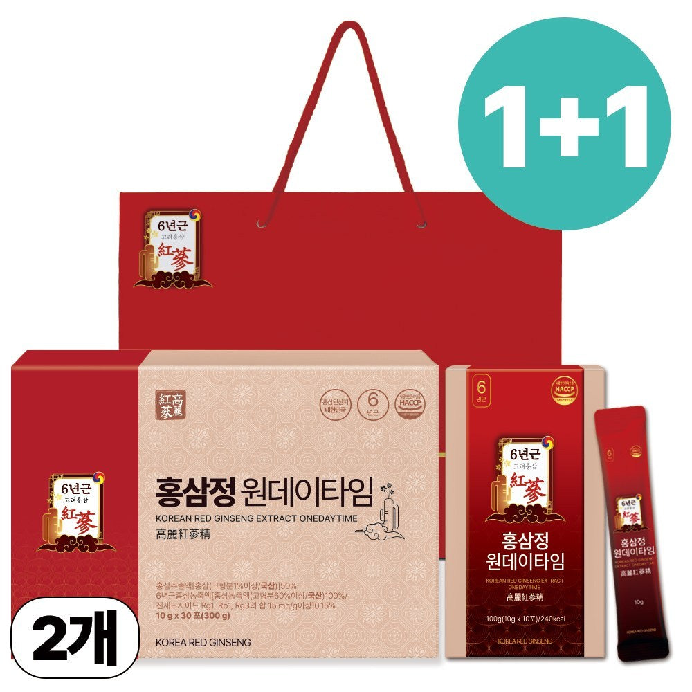 Ginseng Power Korea 6-Year Red Ginseng Stick, 2 Pack, 300ml