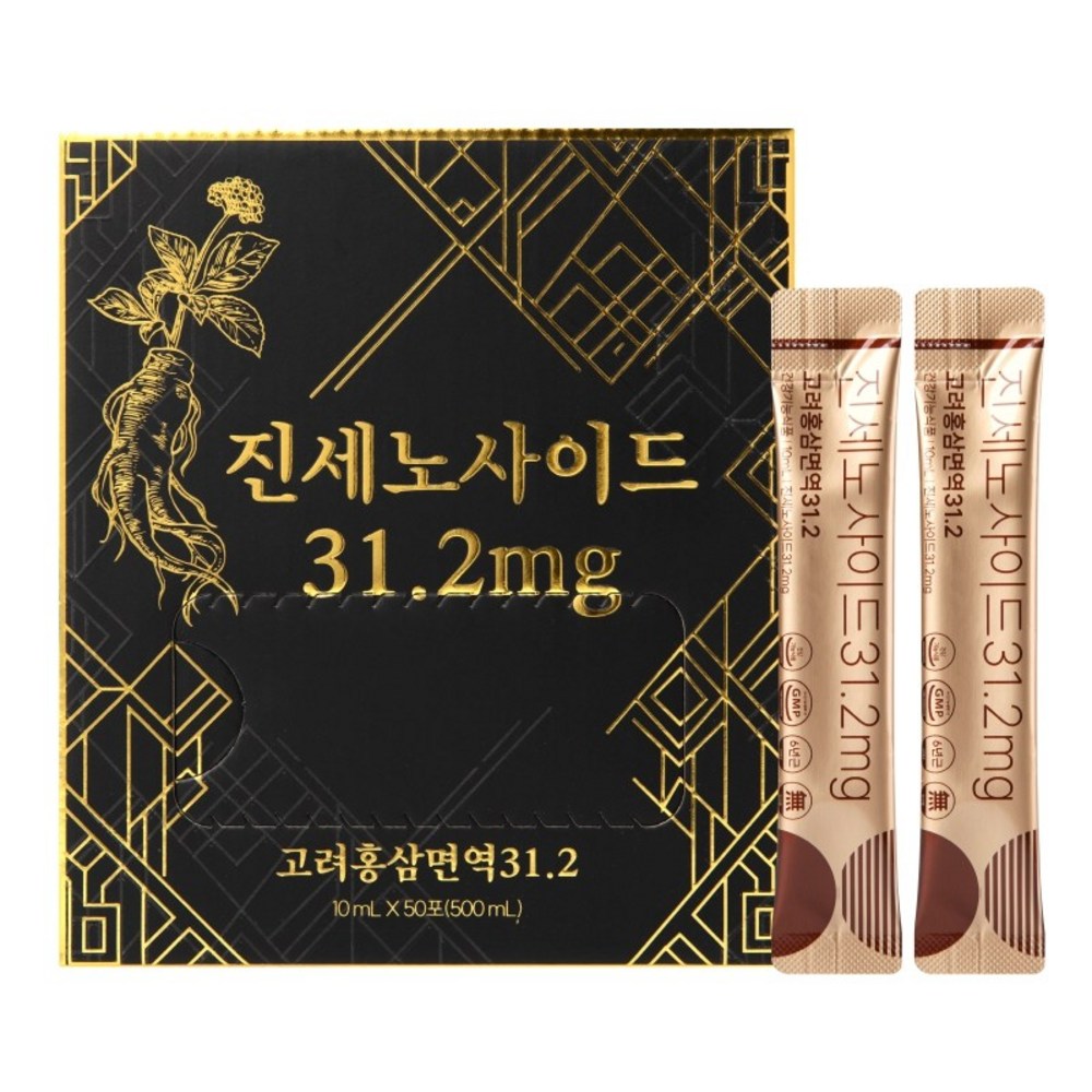 Ginseng Power Korea Red Ginseng Immunity 31 Sticks, 100 Count, 10ml
