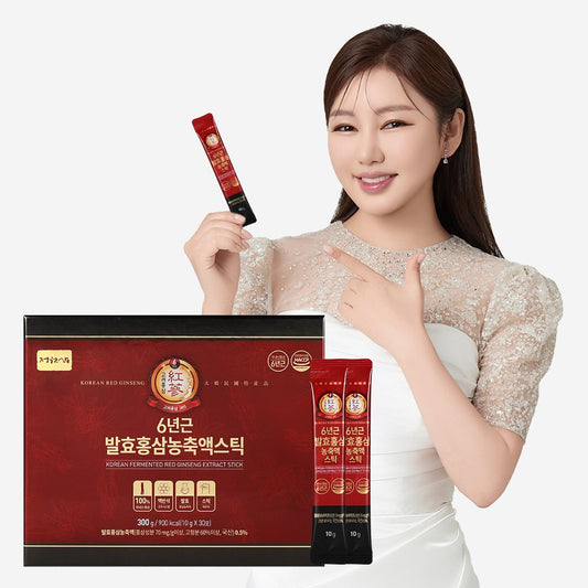 Jungwonsam 6-Year Fermented Red Ginseng Extract, 30 Sticks