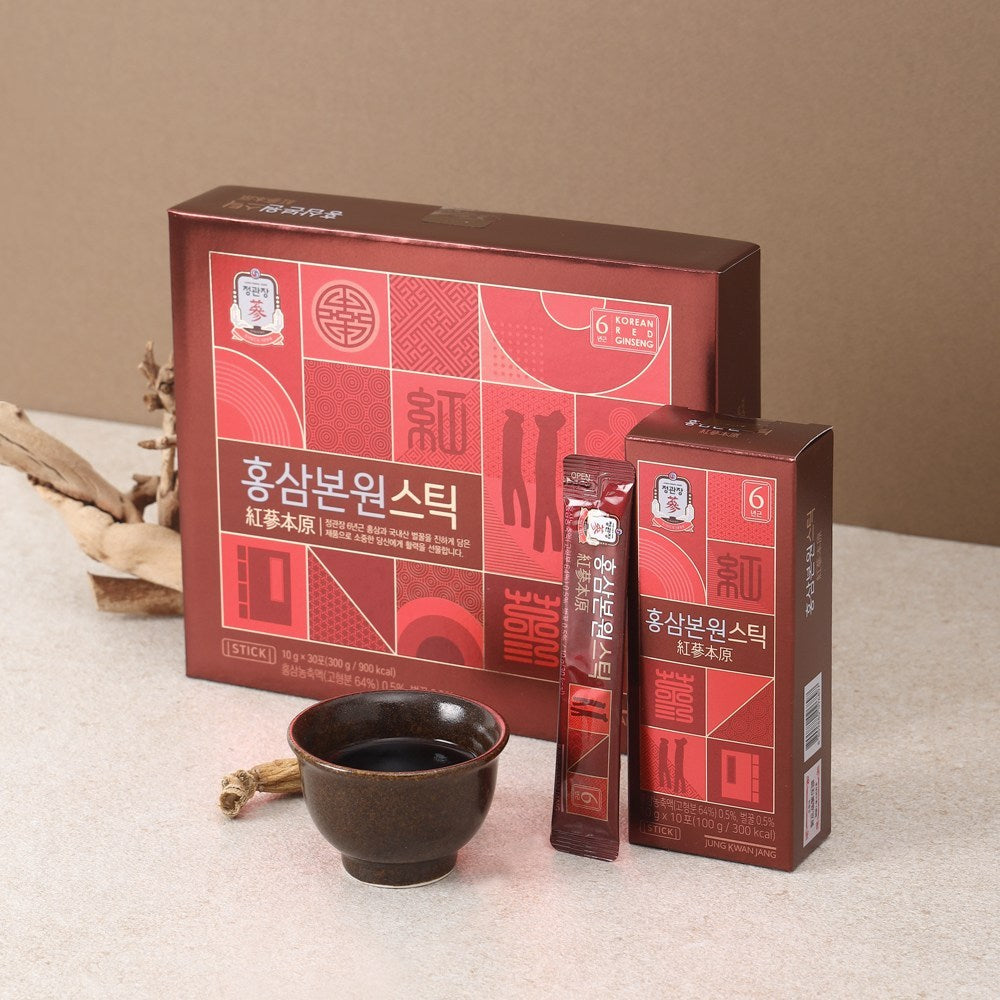 CheongKwanJang Red Ginseng Stick Gift Set, 6-Year Root, 10g, 60 Sticks