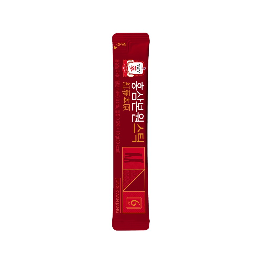 CheongKwanJang Red Ginseng Stick Gift Set, 6-Year Root, 10g, 60 Sticks