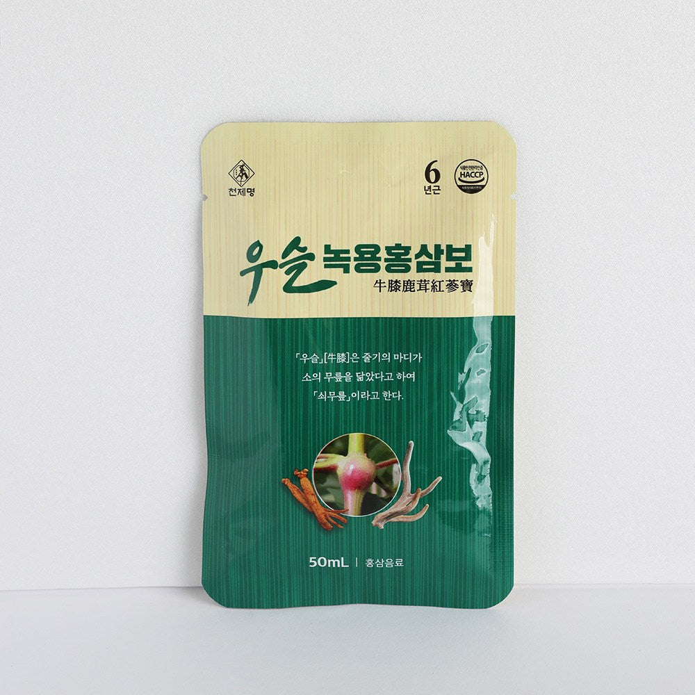 Cheonjemyung Red Ginseng Deer Antler Tonic, 30 Packets, 1.5L