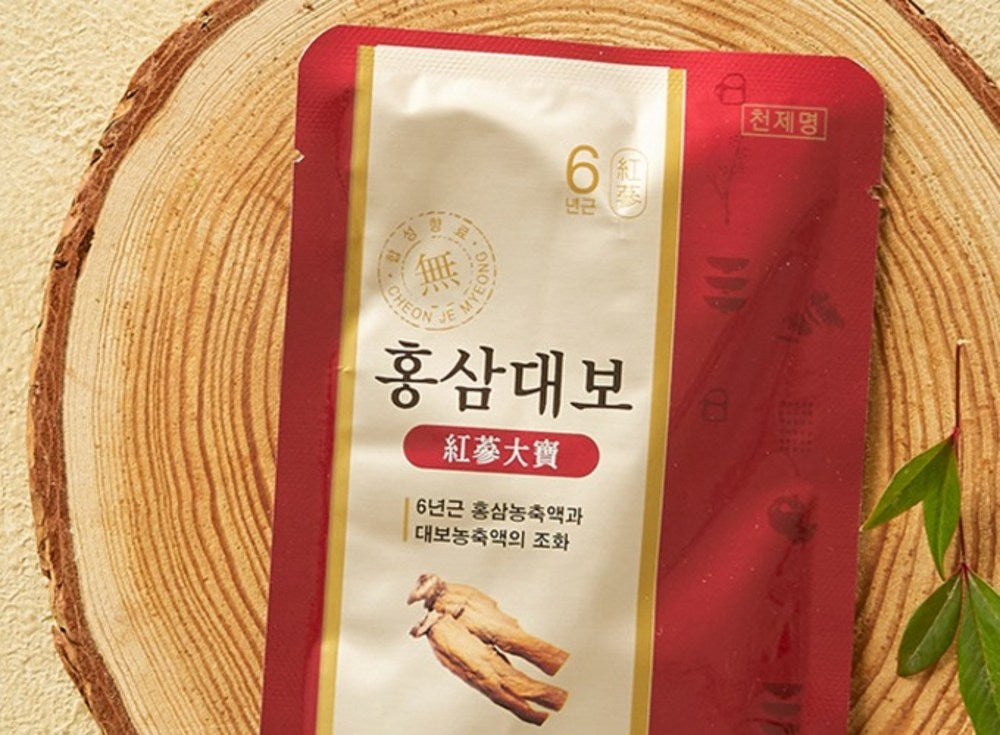 Cheonjemyeong Red Ginseng Daebo Drink, 30 Pouches, 1.5L