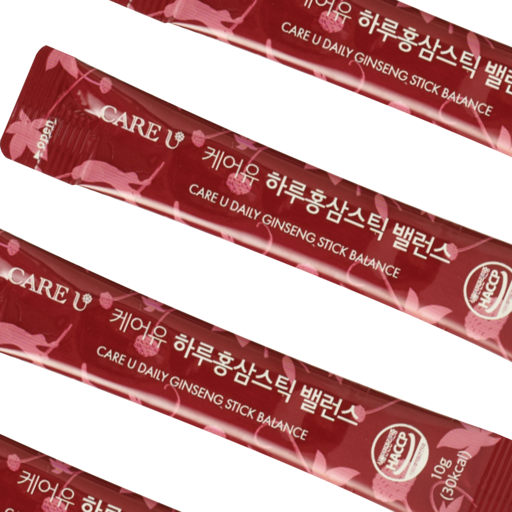Careyou Korean Red Ginseng Stick, 6-Year Root, 30 Sticks, 300g