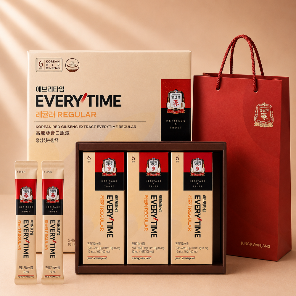 Jeong Kwan Jang Hong Sam Jung Everytime Red Ginseng Stick 10ml x 30