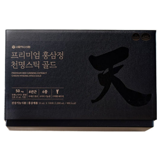 Seoul Yaksa Premium Red Ginseng Extract Sticks Gold, 100 Count