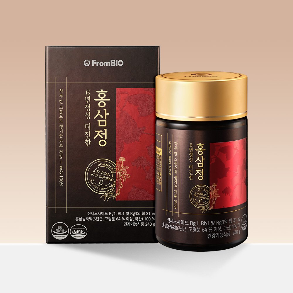 FromBIO Korean Red Ginseng Extract 240g, 80-Day Supply