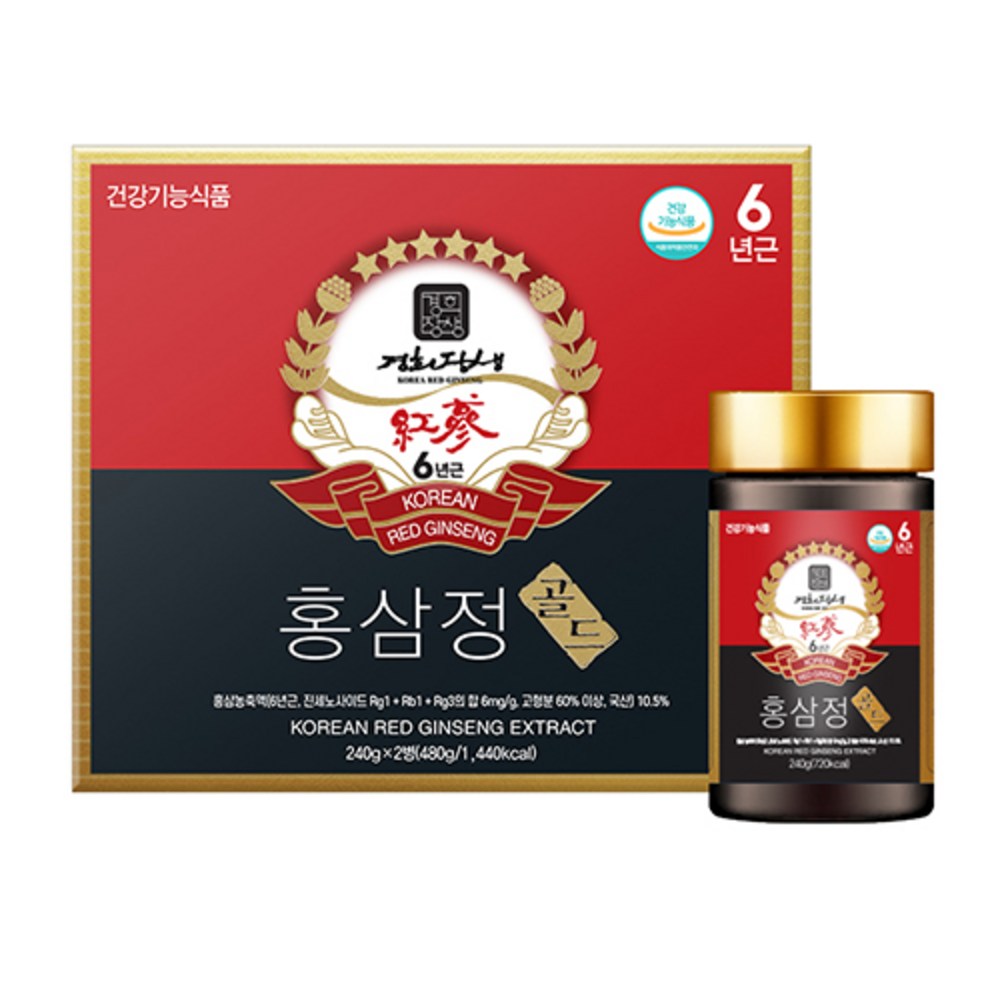Kyung Hee Jang Saeng Red Ginseng Extract Gold, 240g, 2 Jars