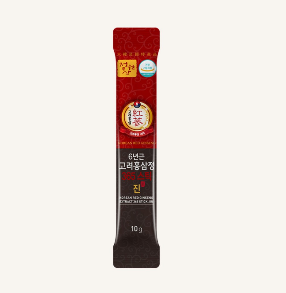 Jeongwonsam 6-Year Korean Red Ginseng Extract 365 Sticks, 300g