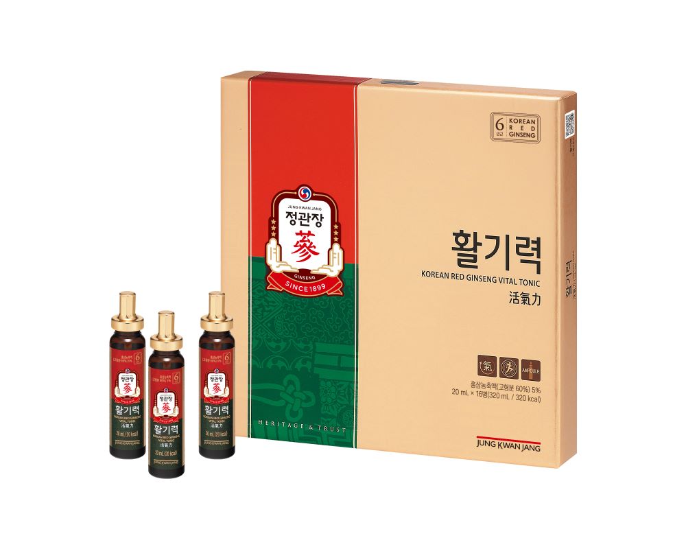 Jeong Kwan Jang Hwalgiryok Vitality Tonic 20ml x 16 Bottles