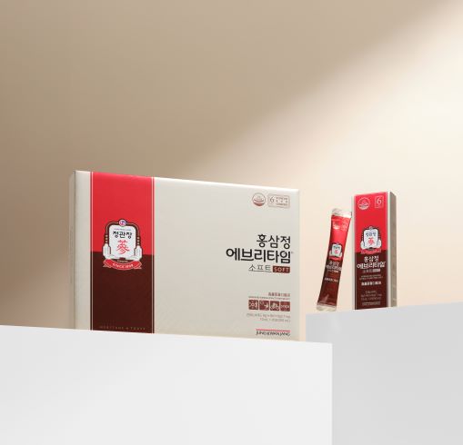 Jeong Kwan Jang Everytime Soft Korean Red Ginseng, 10ml, 20 Sticks