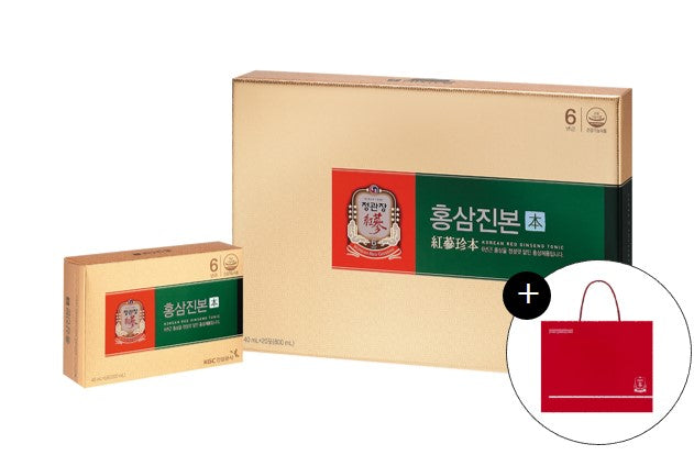 Jeong Kwan Jang Hong Sam Jin Bon Red Ginseng Extract, 40ml, 20 Pouches
