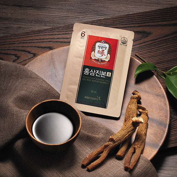 Jeong Kwan Jang Hong Sam Jin Bon Red Ginseng Extract, 40ml, 20 Pouches