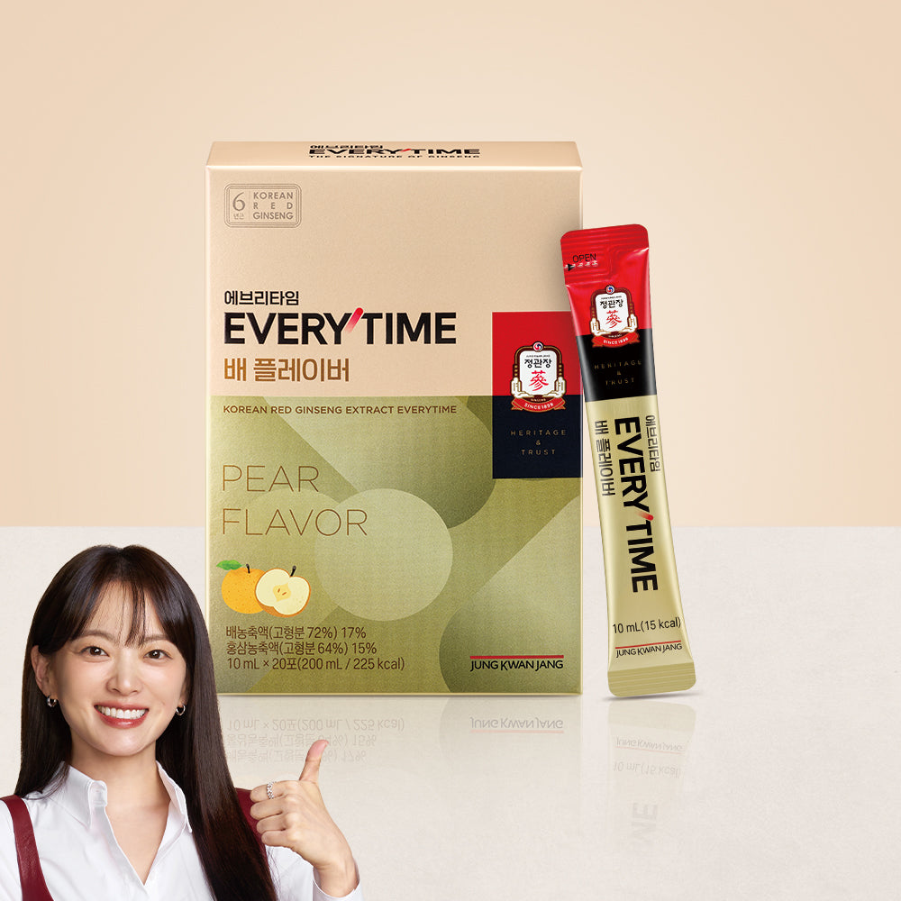 Jeong Kwan Jang Everytime Flavored Ginseng Sticks, 10 or 20 Count