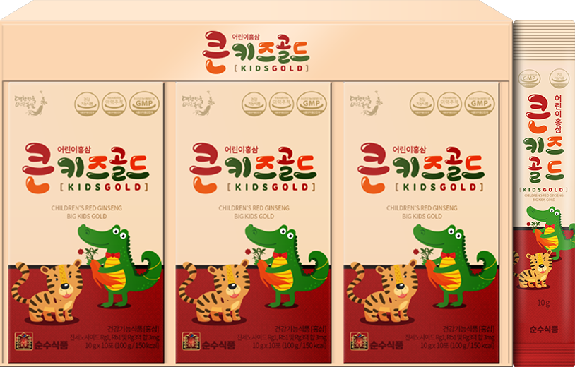 Sunso Food Children's Red Ginseng Big Kids Gold 10g x 30 Packets