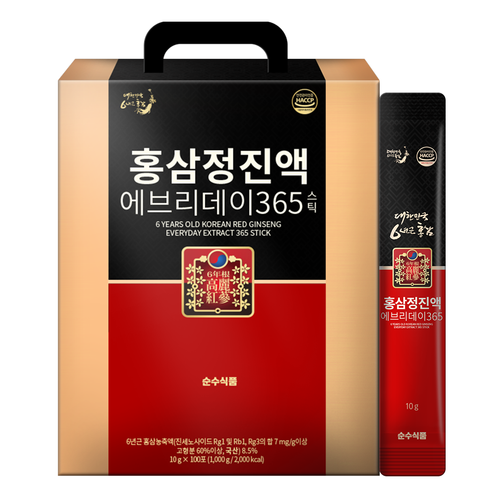 Sunso Food 6-Year Red Ginseng Extract Stick 100 Packets