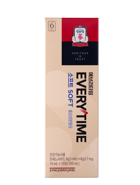JungKwanJang Everytime Soft Red Ginseng, 10 Packets