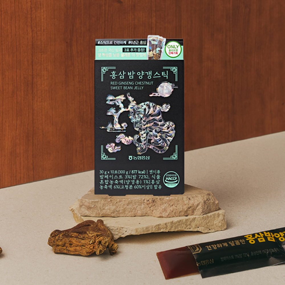 Hansamin Red Ginseng Chestnut Yanggaeng 10 Sticks
