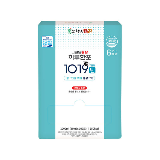 Gocheolnam Youth Red Ginseng Stick, 100 Packets