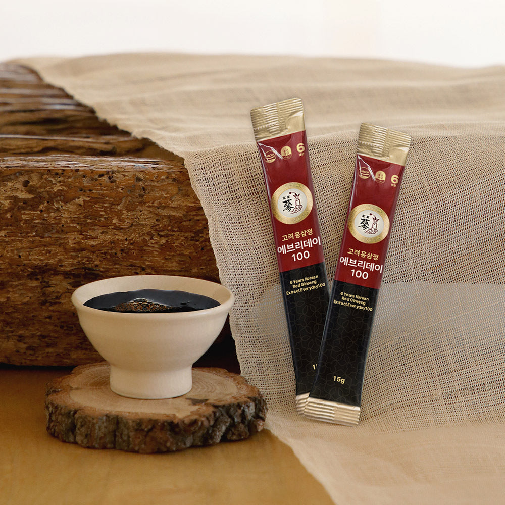 Pungnyeon Bogam 6-Year Korean Red Ginseng Sticks, 60 x 15g