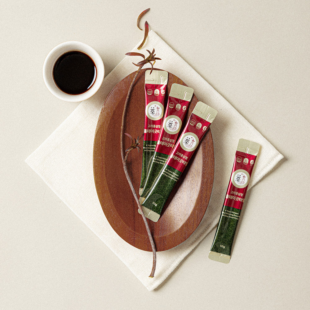 Pungnyeon Bogam 6-Year Korean Red Ginseng Stick, 10g x 100 Packets