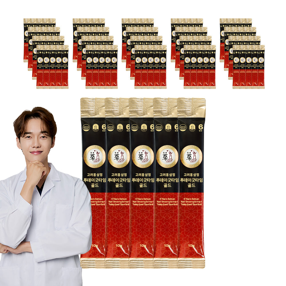 Pungnyeon Bogam 6-Year Korean Red Ginseng Stick Gold 10g x 100 Packets