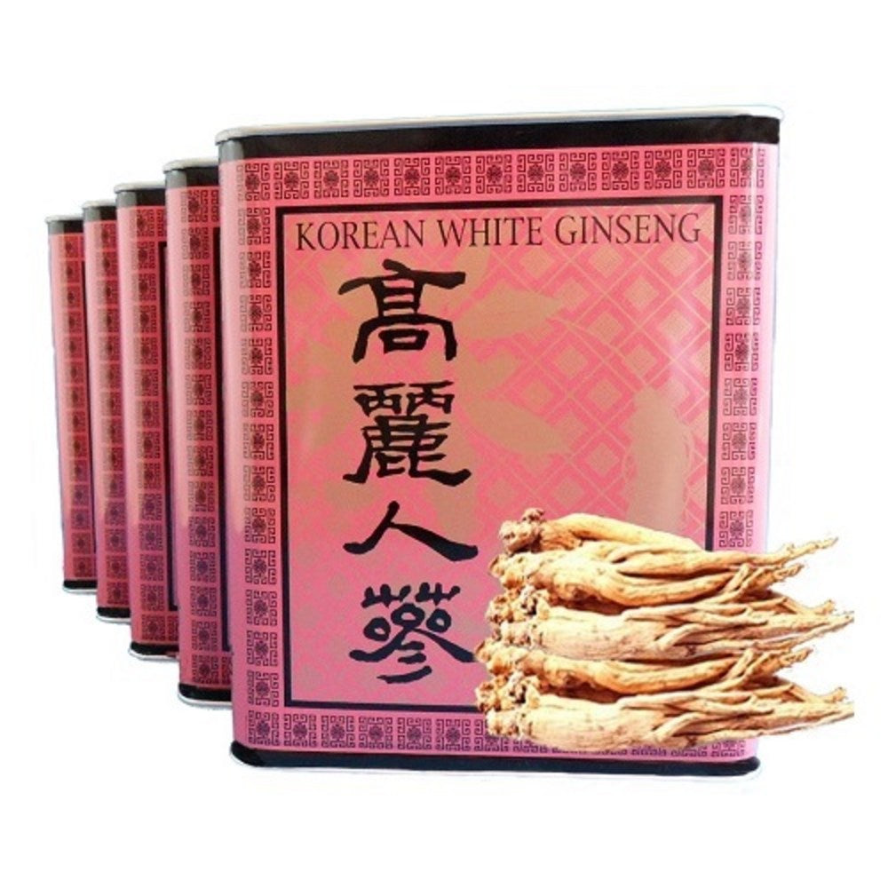 Ginseng Power Korea 6-Year White Ginseng Roots, 50 Pieces, 300g