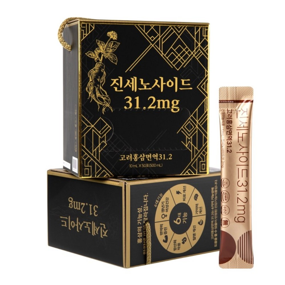 Ginseng Power Korea Red Ginseng Immunity 31 Sticks, 100 Count, 10ml