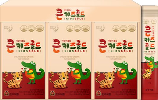 Sunso Food Children's Red Ginseng Big Kids Gold 10g x 30 Packets