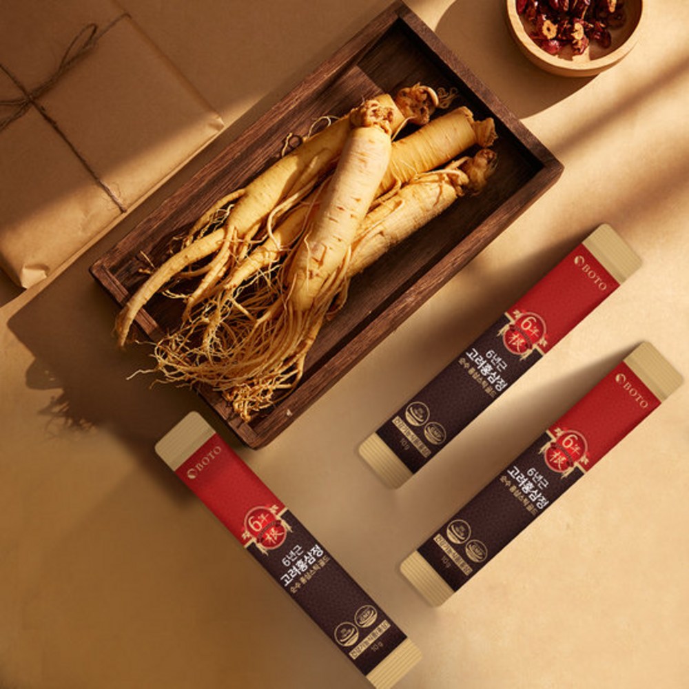Bodoo 6-Year Korean Red Ginseng Extract Stick Gold, 100 Sticks