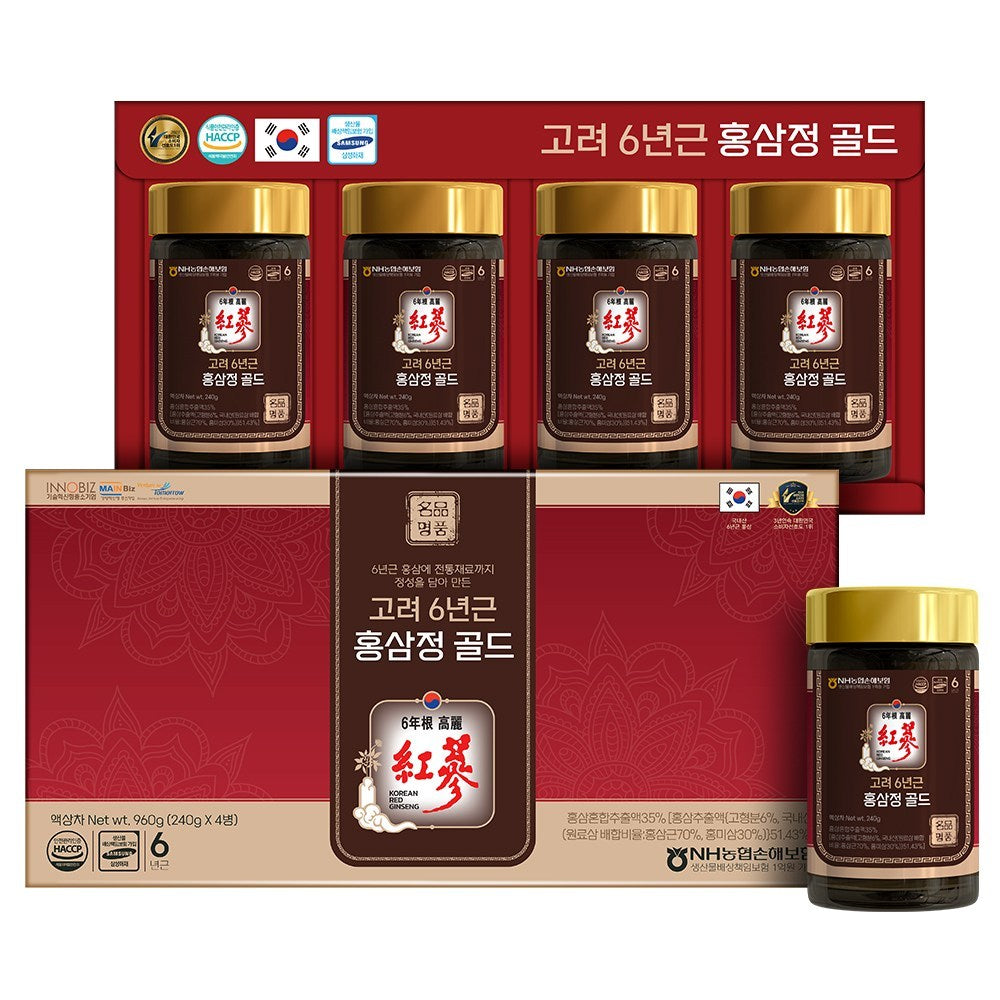 Ginseng Power Korea 6-Year Red Ginseng Extract Gold, 960g