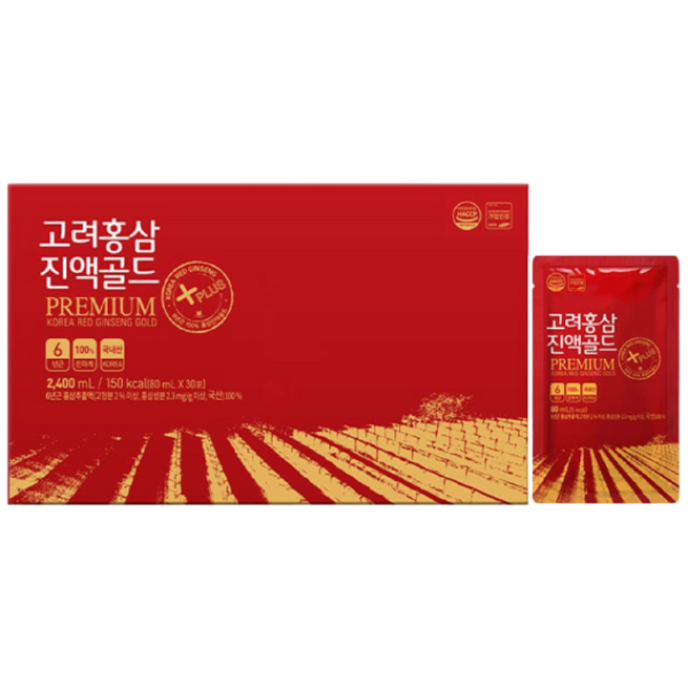 Daedong Koryo Ginseng Red Ginseng Extract Gold, 80ml x 30 Pouches