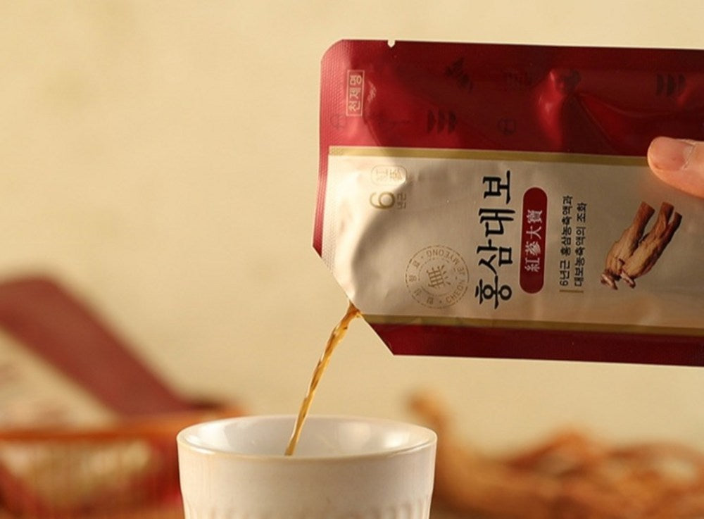Cheonjemyeong Red Ginseng Daebo Drink, 30 Pouches, 1.5L