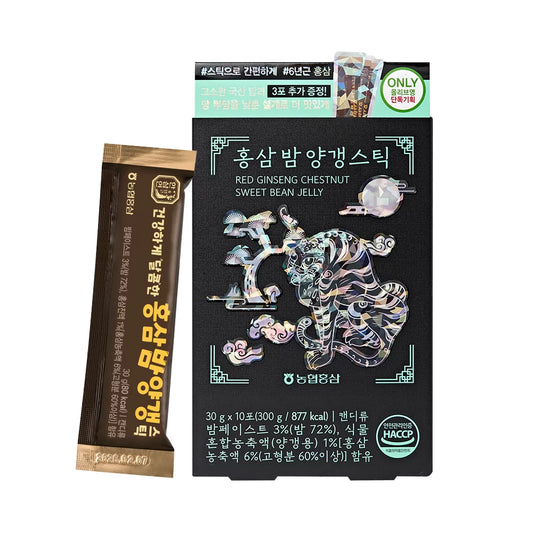 Hansamin Red Ginseng Chestnut Yanggaeng, 10 Sticks