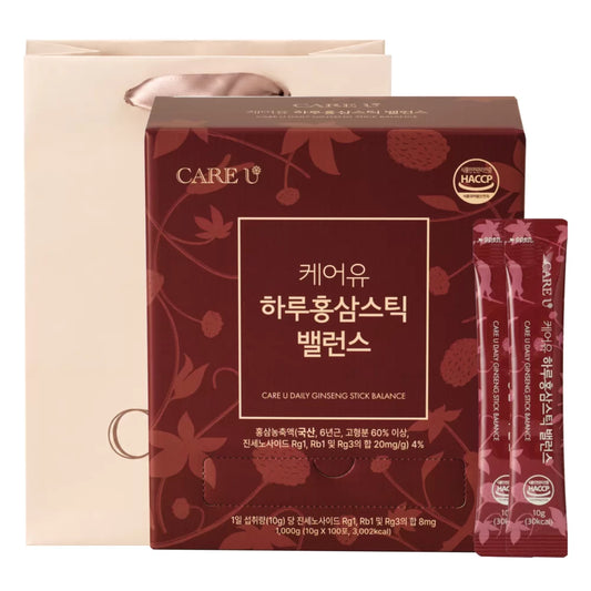 Careyou Korean Red Ginseng Stick, 6-Year Root, 30 Sticks, 300g