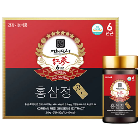 Kyung Hee Jang Saeng Red Ginseng Extract Gold, 240g, 2 Jars